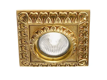 LIU DL7815 - French Gold square down light by Possoni Illuminazione - view 2